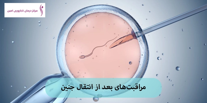 مراقبت‌های بعد از انتقال جنین